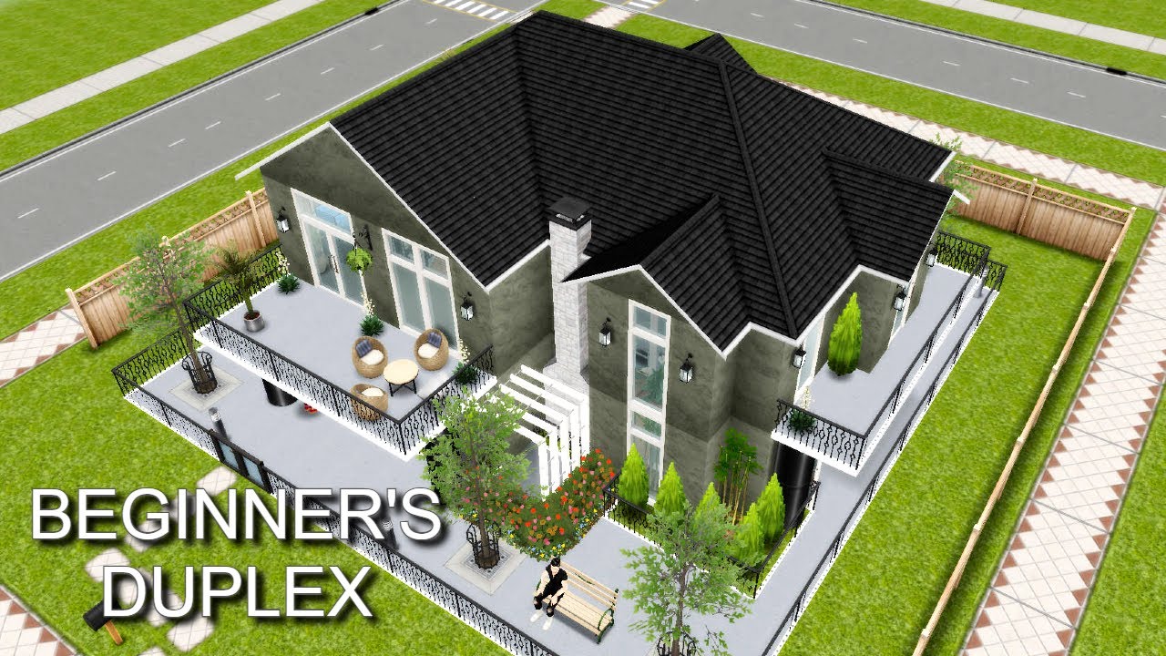 Beginner's Duplex - The Sims Freeplay - Speed Build