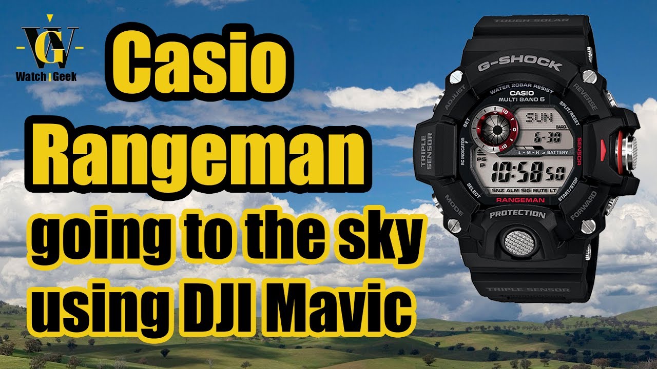 Casio Rangeman GW 9400 Altimeter test with DJI Mavic