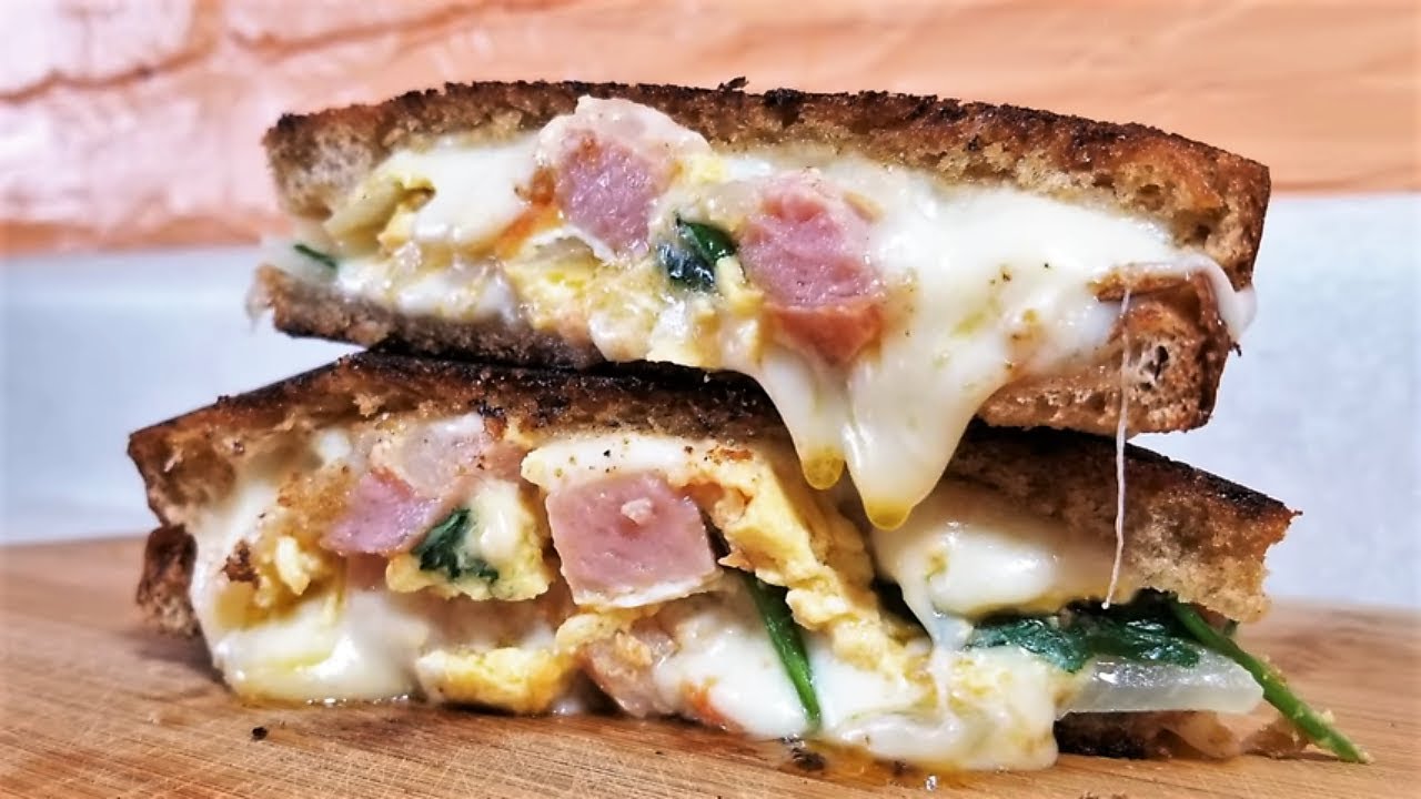 Grilled SPAM, Egg, and Cheese Sandwich  | It's Only Food w/ Chef John Politte