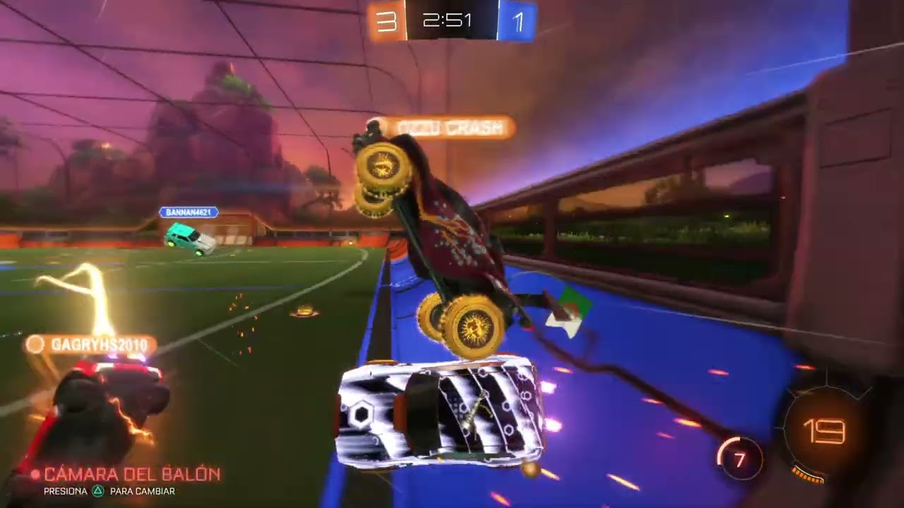 Vaya paliza! Jugando rumble en Rocket League con mi amigo parte 11