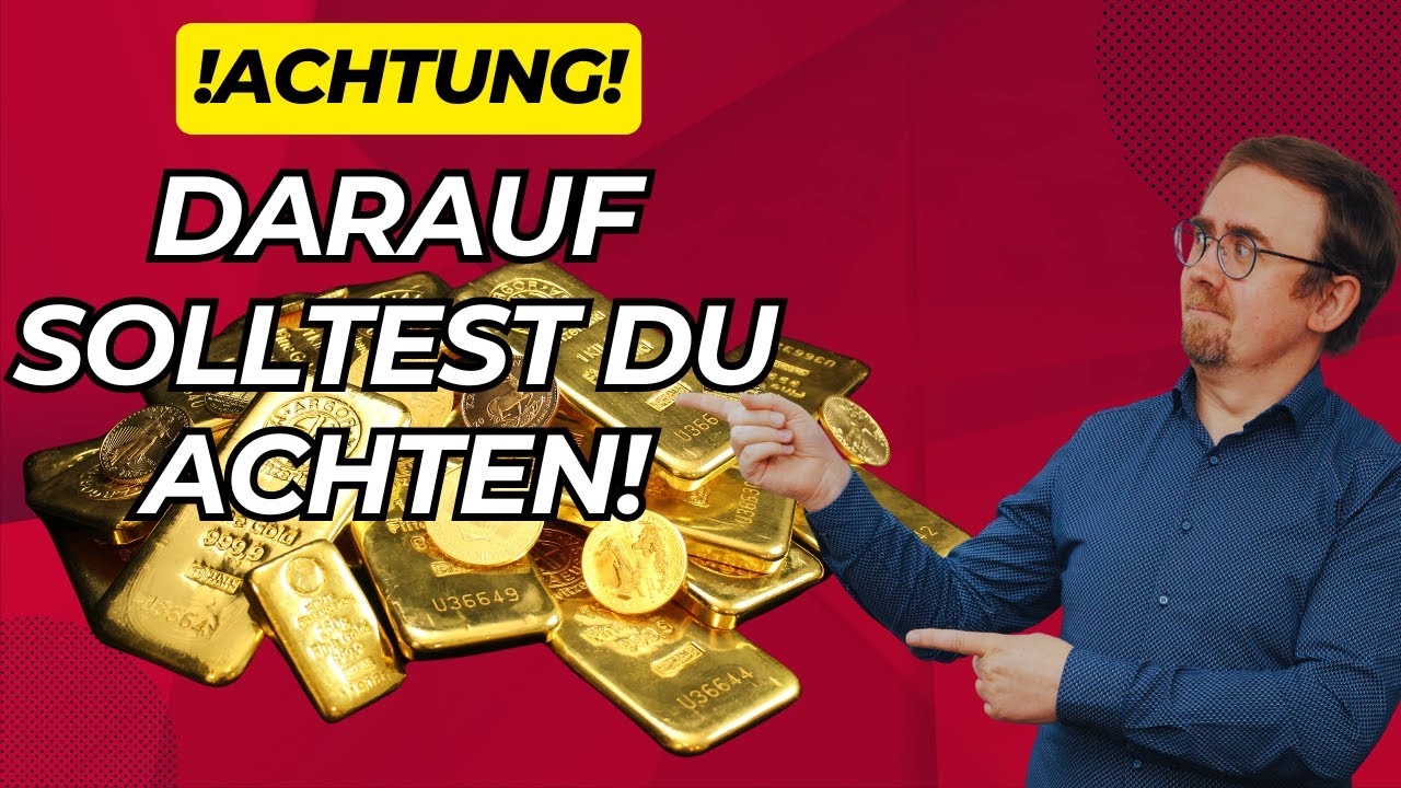 Gold oder Silber verkaufen? Diese Fehler solltest du vermeiden!