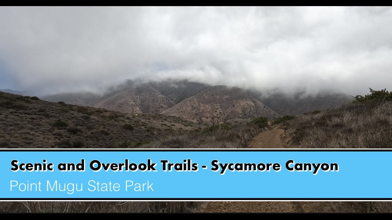 Hiking the Scenic and Overlook Trails Loop at Sycamore Canyon - Point Mugu CA State Park