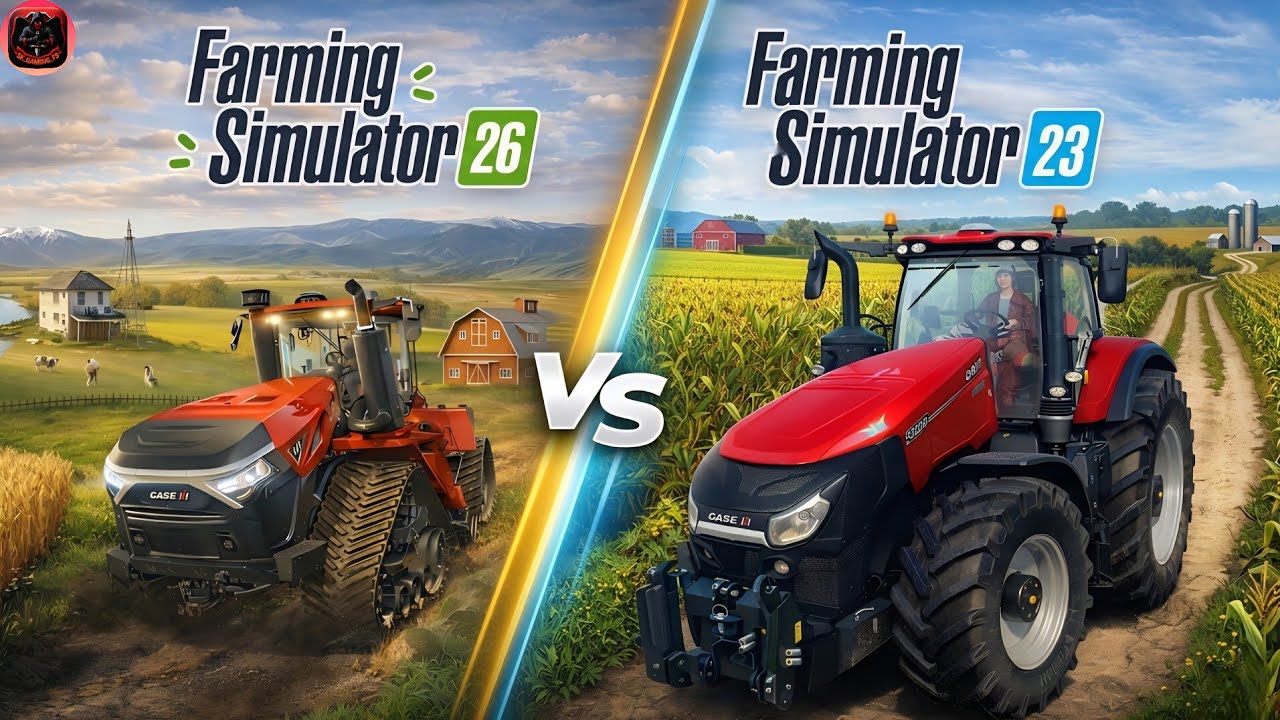 FS23 VS FS26 Mobile | Comparisons Between Crops & Animals & Graphics |#SK_GAMING_FS |