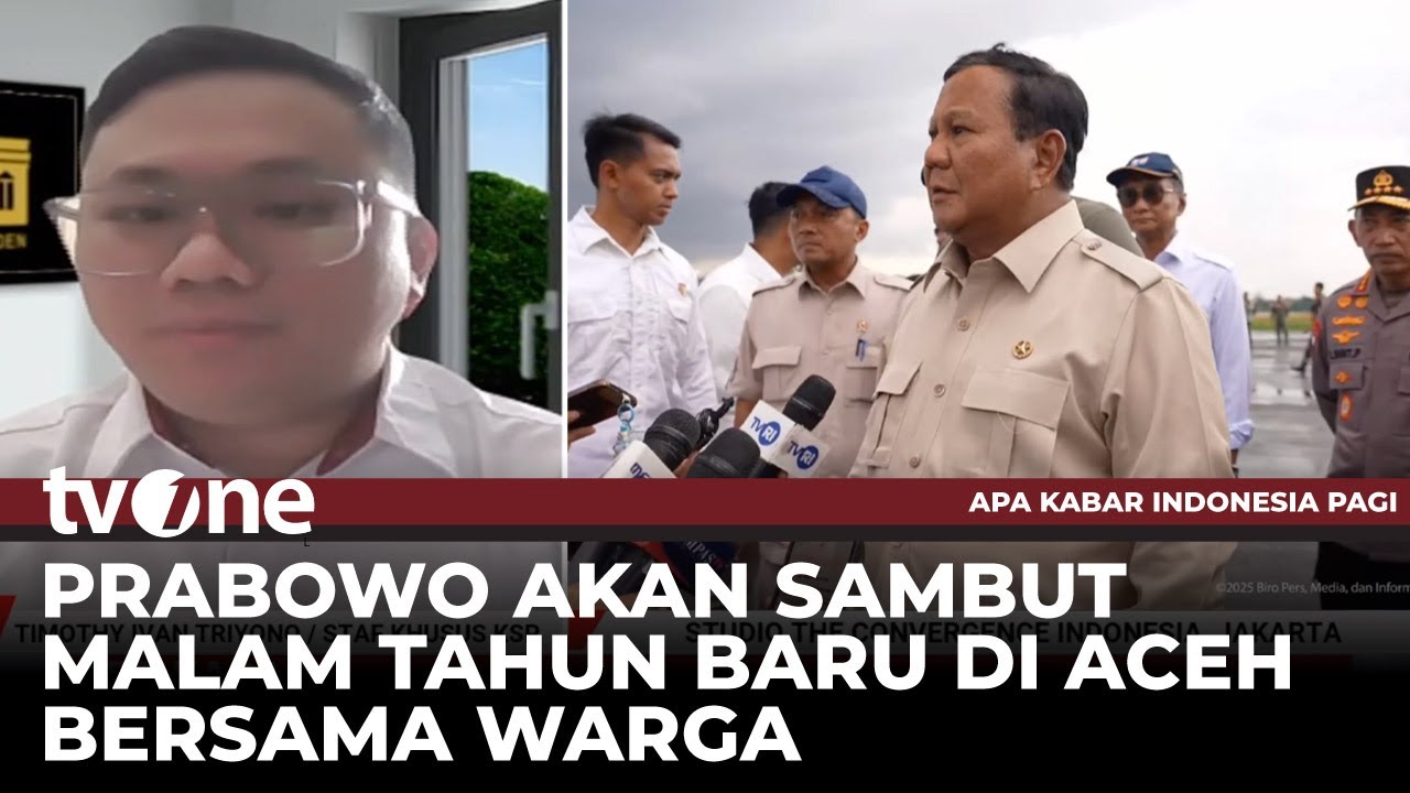 KSP: Presiden Prabowo Akan Bermalam di Aceh | AKIP tvOne