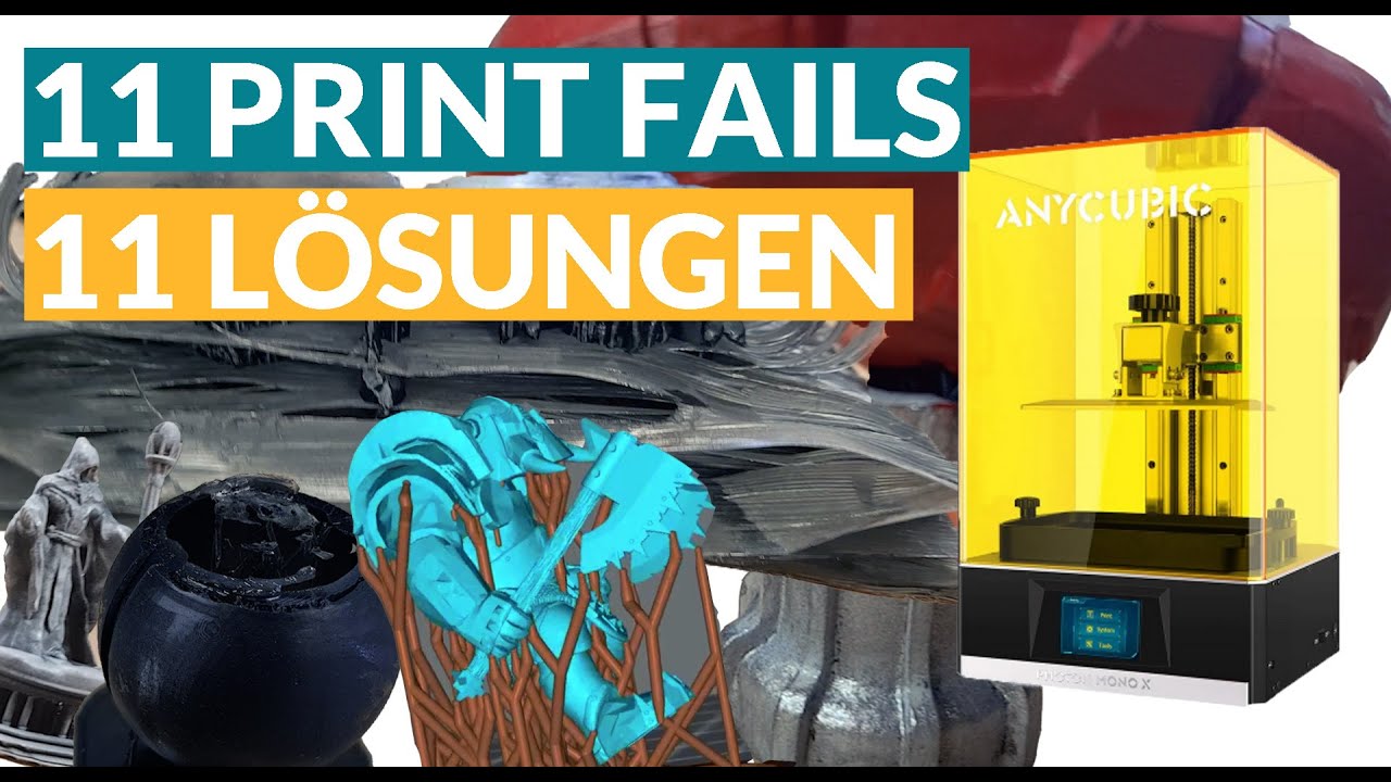 3D RESIN PRINT FAILS              Anfänger Tutorial          Mach nicht die selben Fehler wie ich!!!