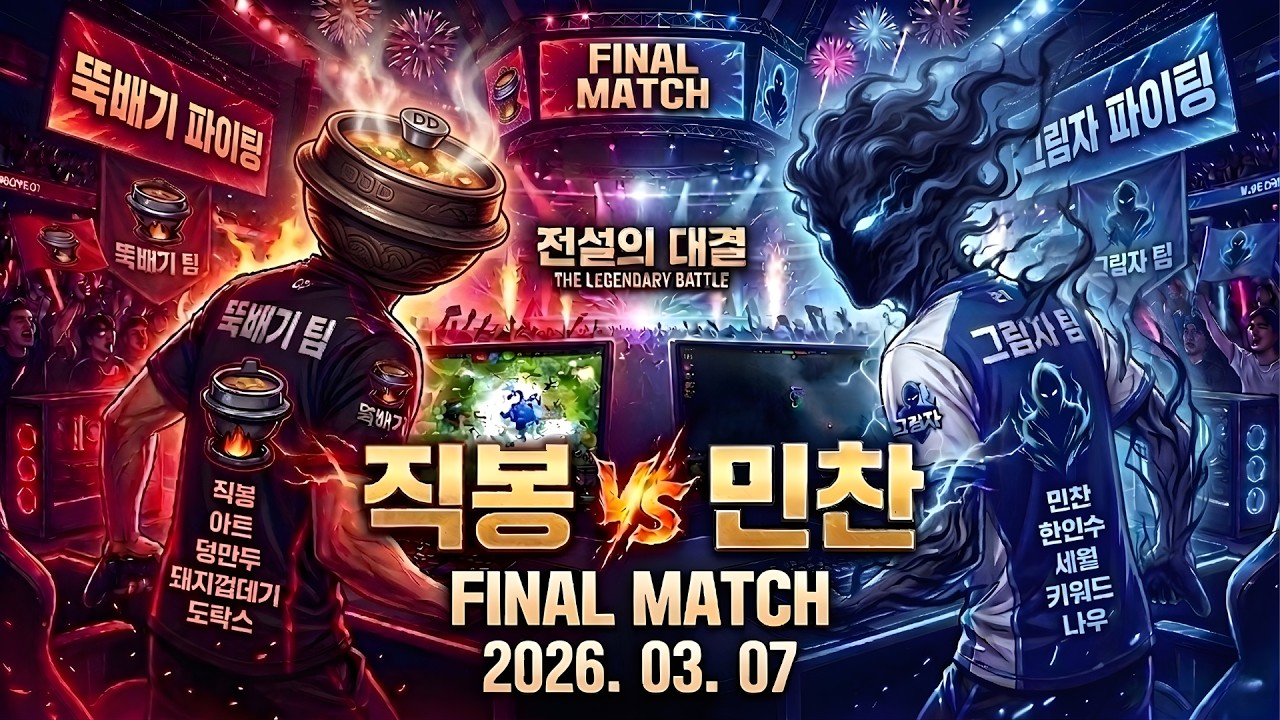 카오스 민찬 Vs 직봉 대멸망전 400만원빵x 캐삭빵o 역대급 매치업 중계 어검술 카오스온라인 카온
