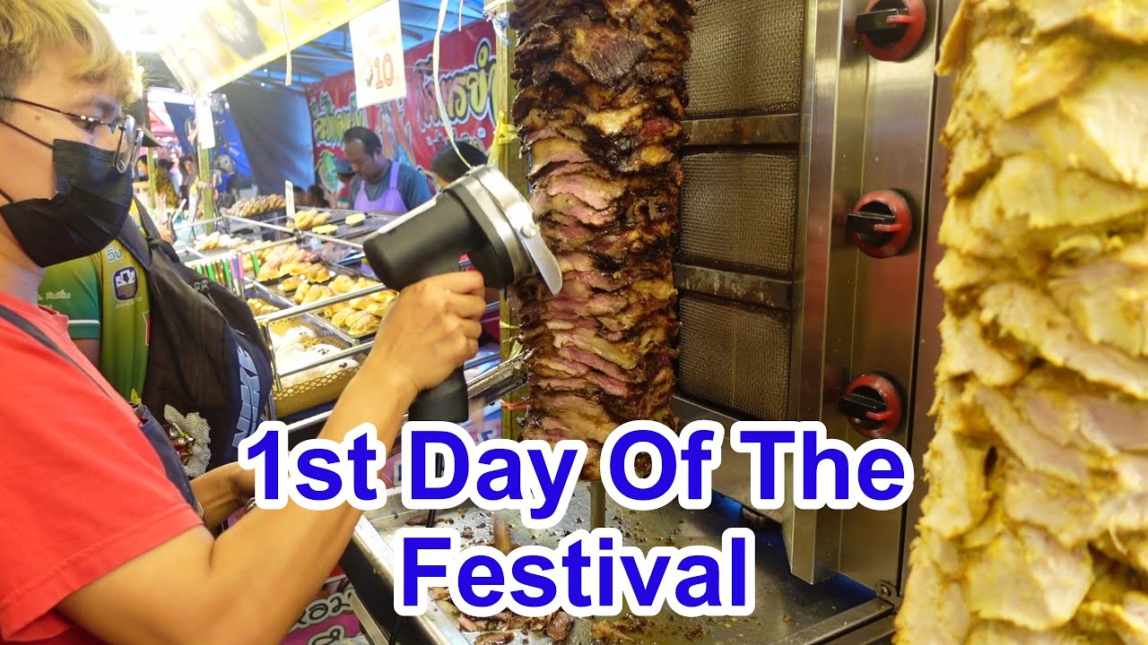 Thailand Festival Market Tour, The First Day is Always The best.