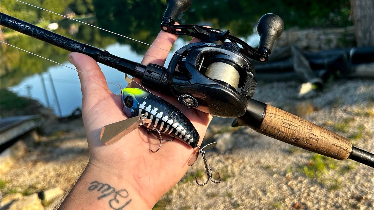 This Topwater Bait is So Much Fun! Jackall Pompadour 