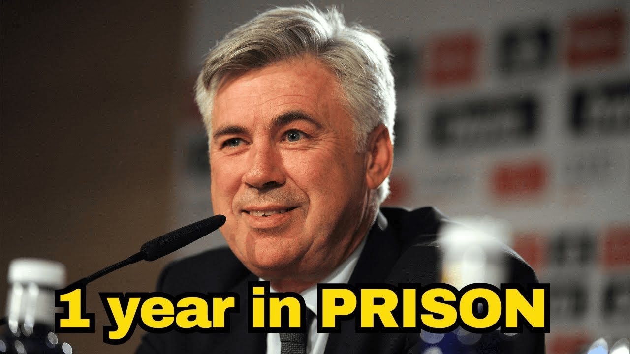 Carlo Ancelotti SENTENCED to one year in Prison for FRAUD