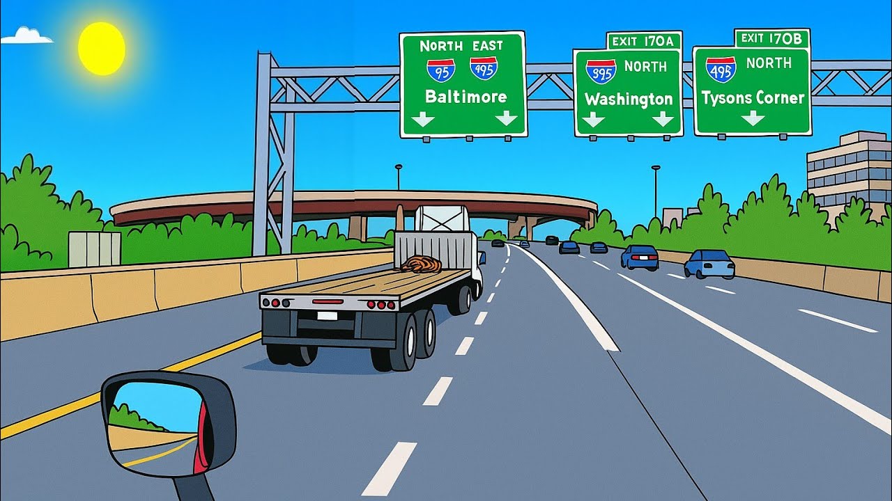 6/13/25, From Quiet Roads to City Chaos: Journey from Ruther Glen to Springfield, VA in 4K