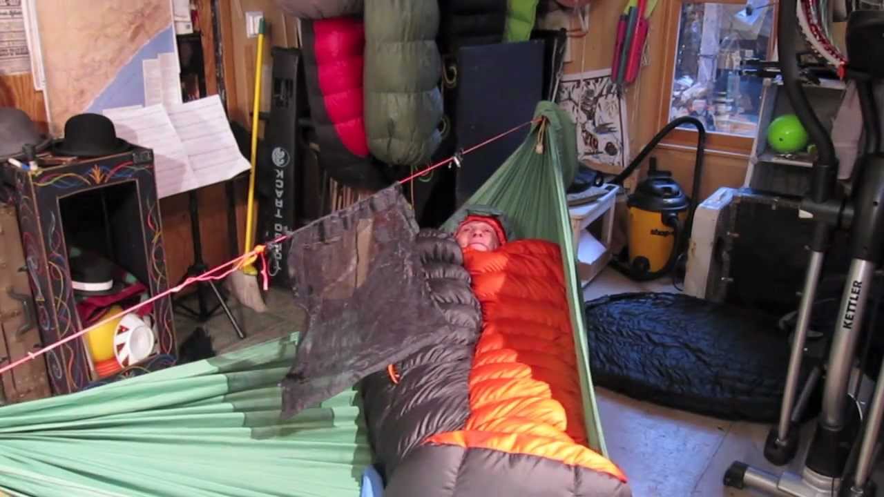 Sleeping Bag as Top Quilt in Hammock and....Pads