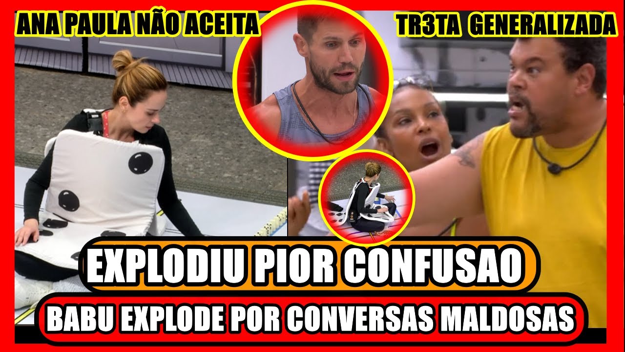 🔥FORA DE CONTROLE! SOL PARTE PRA CIMA DO BABU; BABU COMPRA A BRIGA E DEFENDE ; BBB26