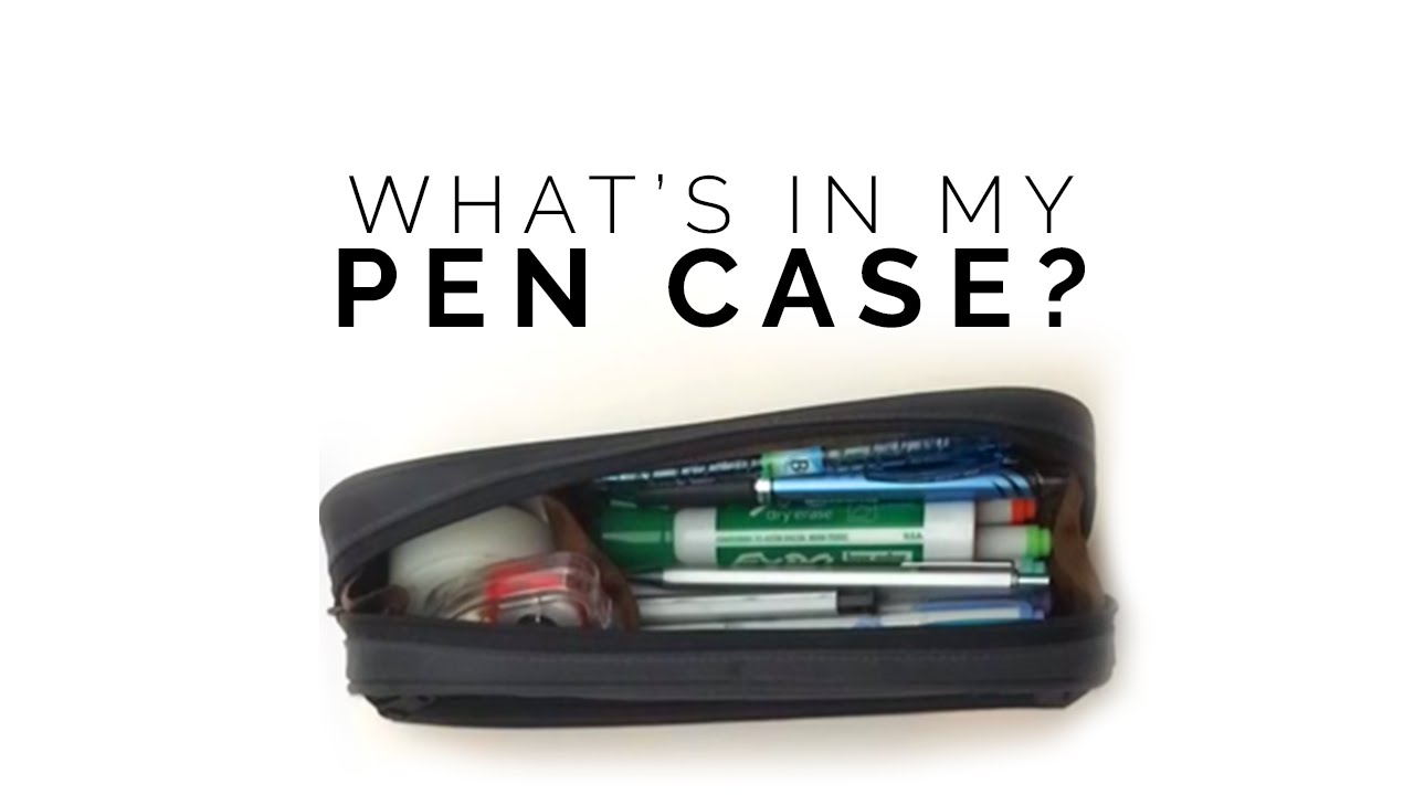 what's in my pen case ⭐ freshman year of high school