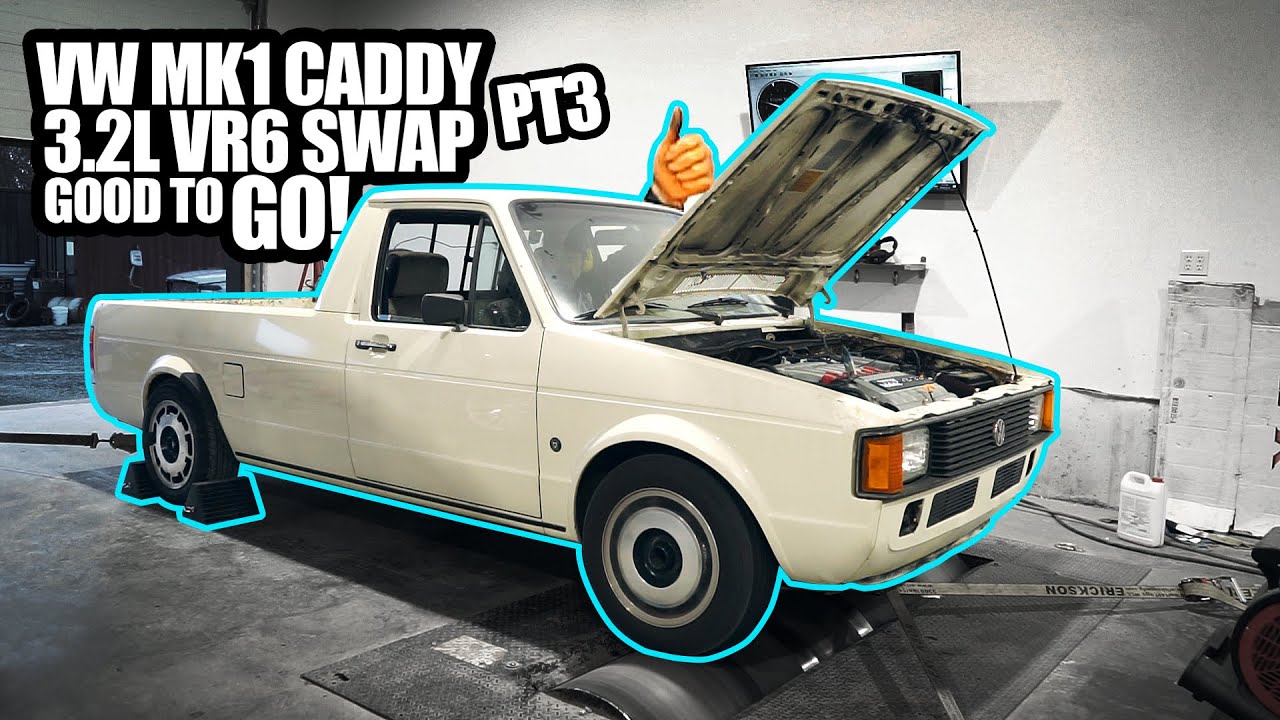 MK1 Caddy 3.2 VR6 Swap. Готово!