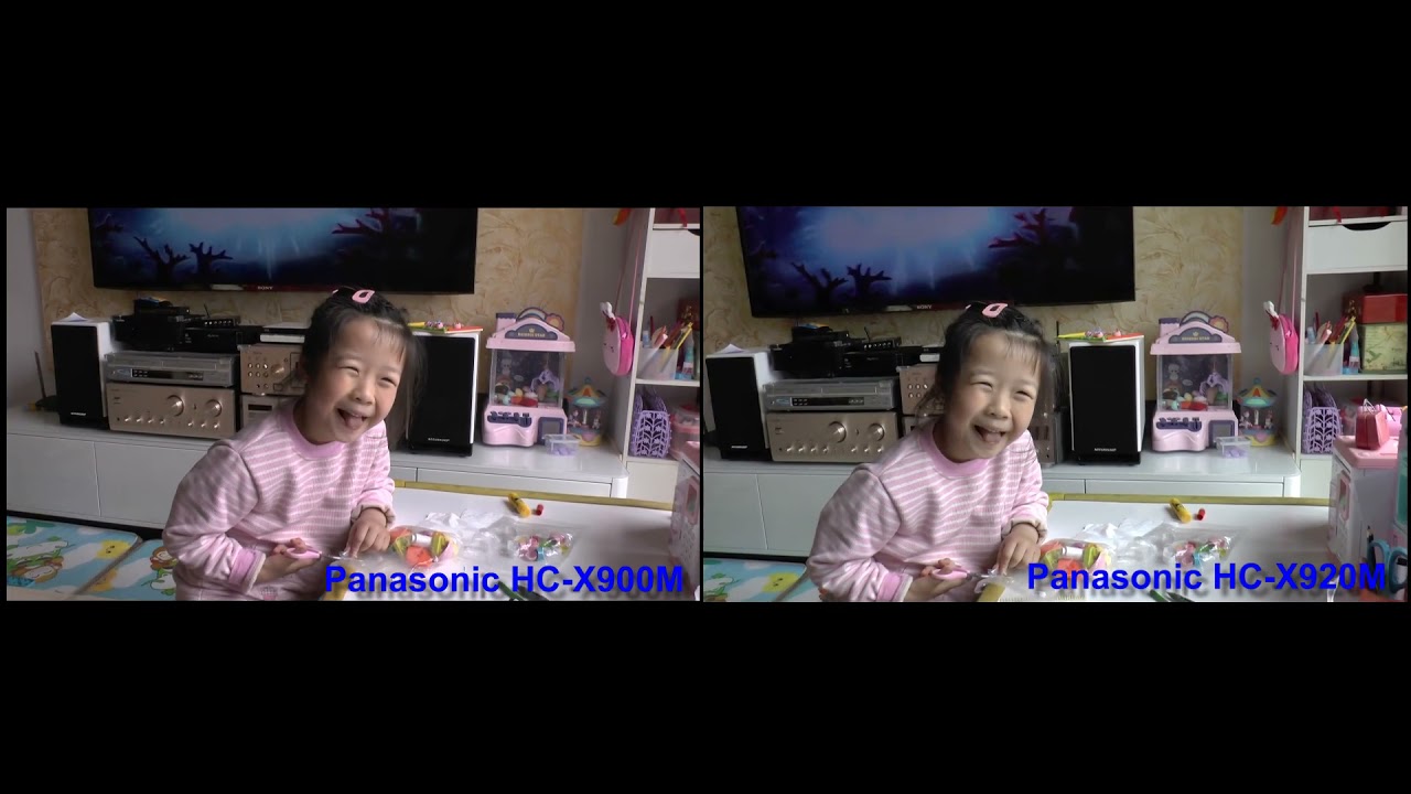 Panasonic HC-X900M vs. HC-X920M indoor performance comparison