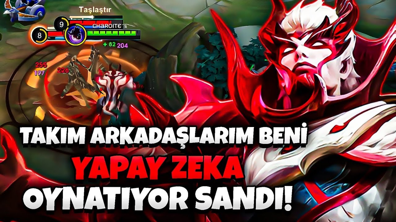 TAKIM ARKADAŞLARIM BENİ YAPAY ZEKA OYNATIYOR SANDI! - YU ZHONG & MOSKOV & MELİSSA - Mobile Legends