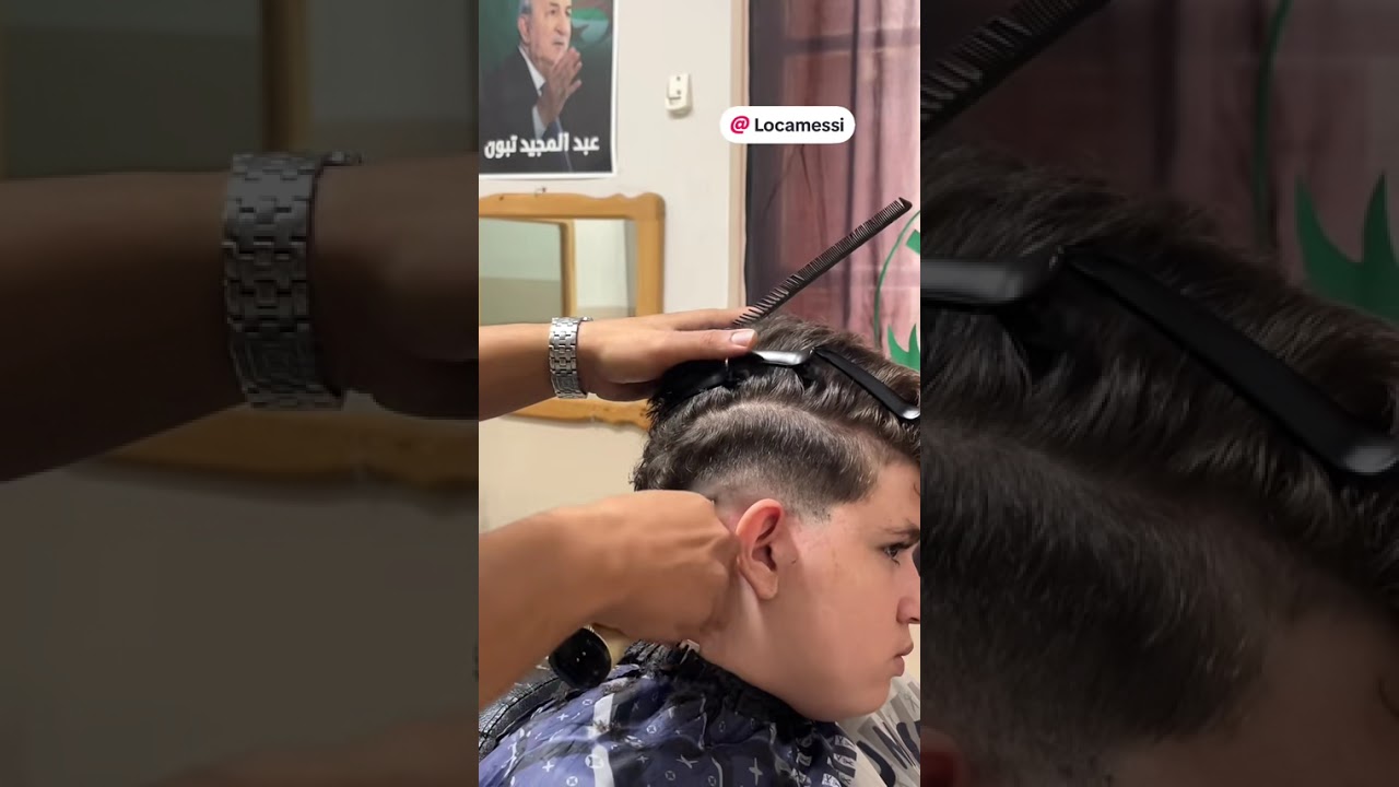 تحدي حلاقة بالمشط و المكينة #اكسبلور #barbershop #ترند #haircut #تعليم #barber #ترند_تيك_توك #حلاق 