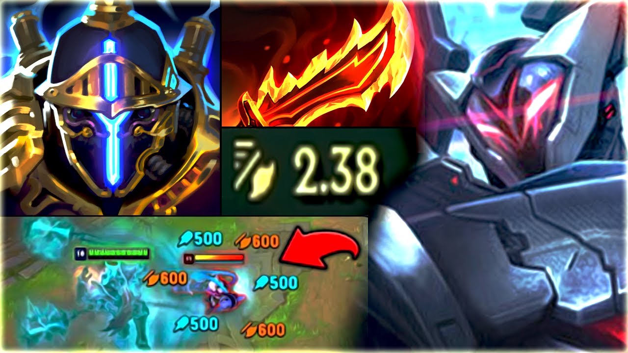 MORDEKAISER (2.38 ASPD) muita velocidade de ataque, a marreta estava veloz kkkk