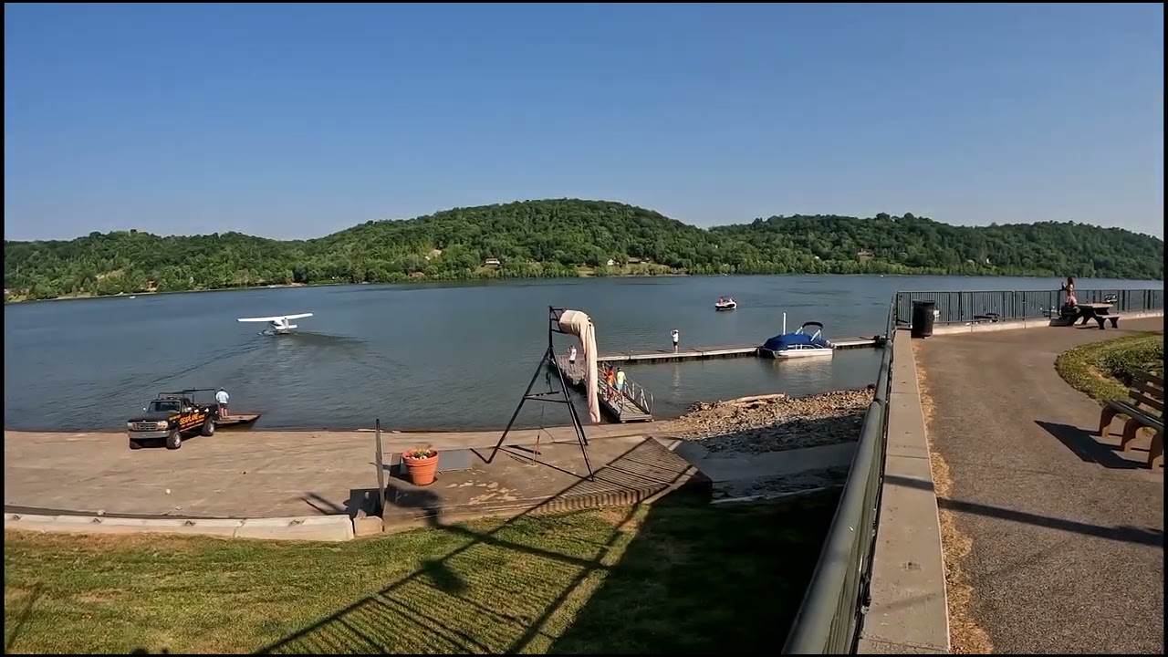 Watch a seaplane flight. Mac's Seaplane Service