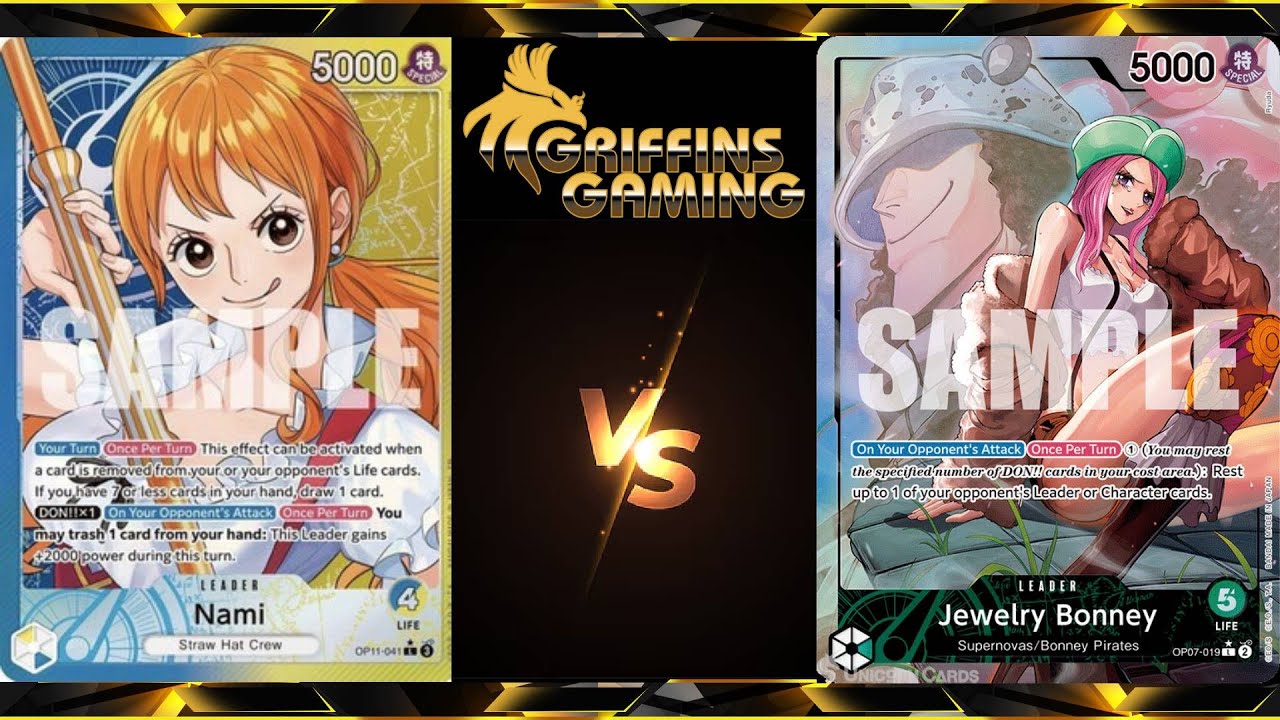 One Piece TCG OP12 Locals: UY Nami Vs G Bonney Griffins Gaming