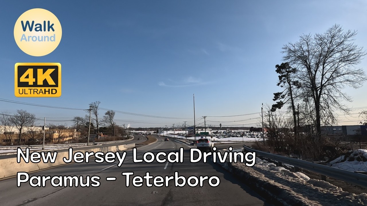 【4K60】 New Jersey Local Driving: Paramus - Teterboro