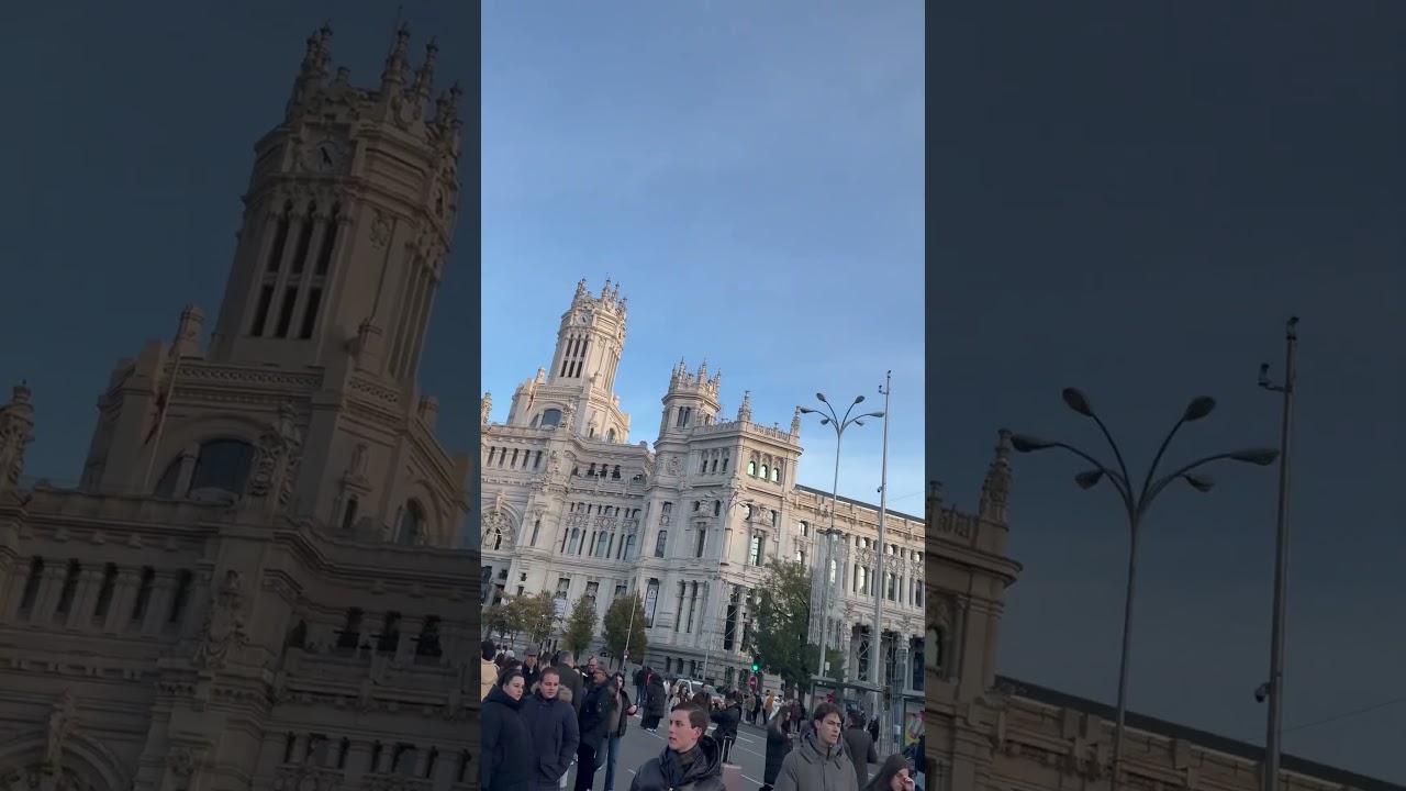 A Sea Of Joy Floods Palacio de Cibeles As The City Celebrates Together 🎉