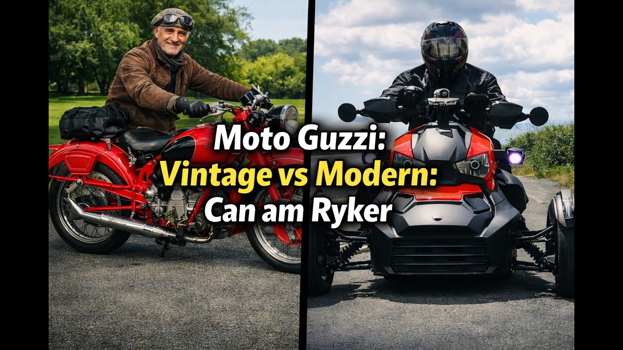 Ryker 900 Moto Guzzi Airone. Riding Through Parkinson’s | Two Brothers, Two Bikes, One Road to Rykas