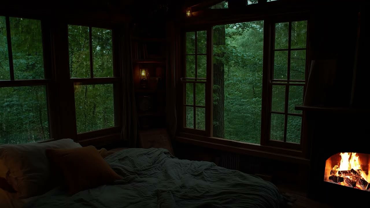 Relaxing Rain & Thunderstorm 🛏️ Sleeps Sounds for Insomnia, Anxiety & Restful Night