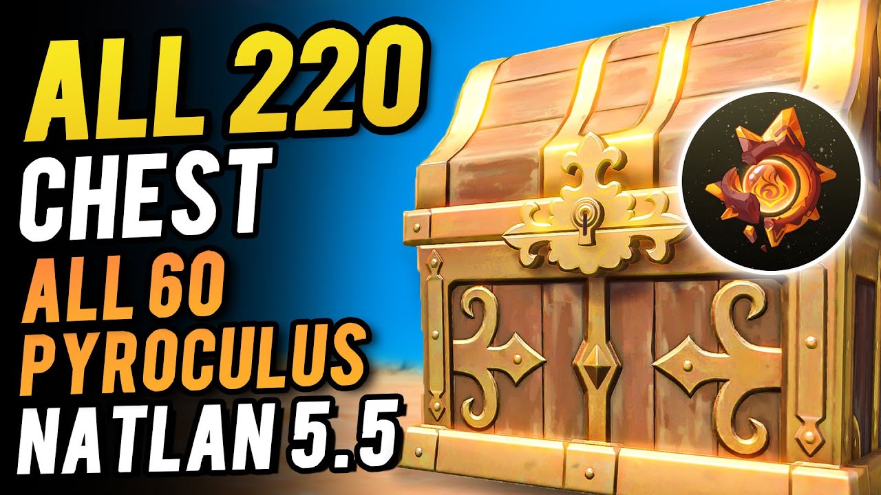 Atocpan 100% Exploration ALL Chests & Pyroculus Location in Natlan 5.5 | Genshin Impact 5.5