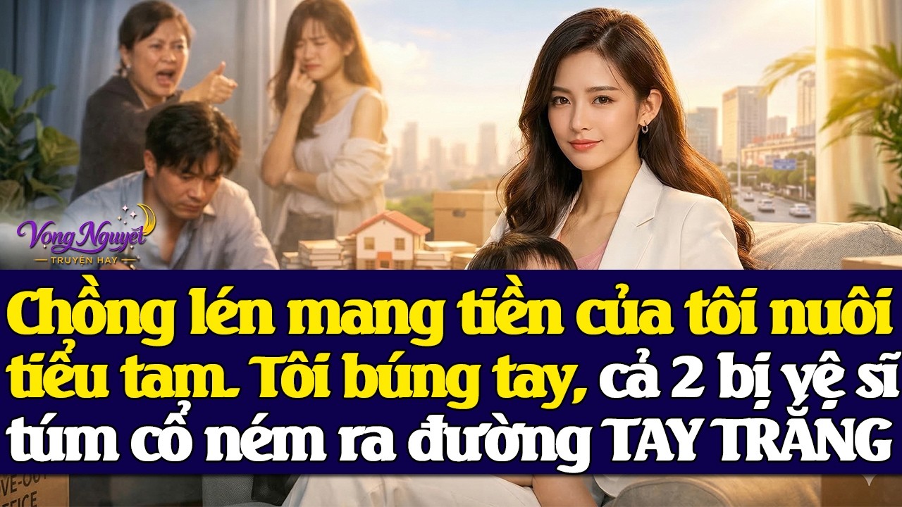 Chồng l.én mang t.iền của tôi n.uôi tiểu tam. Tôi búng tay, cả 2 bị t.úm c.ổ n.ém ra đường tay trắng