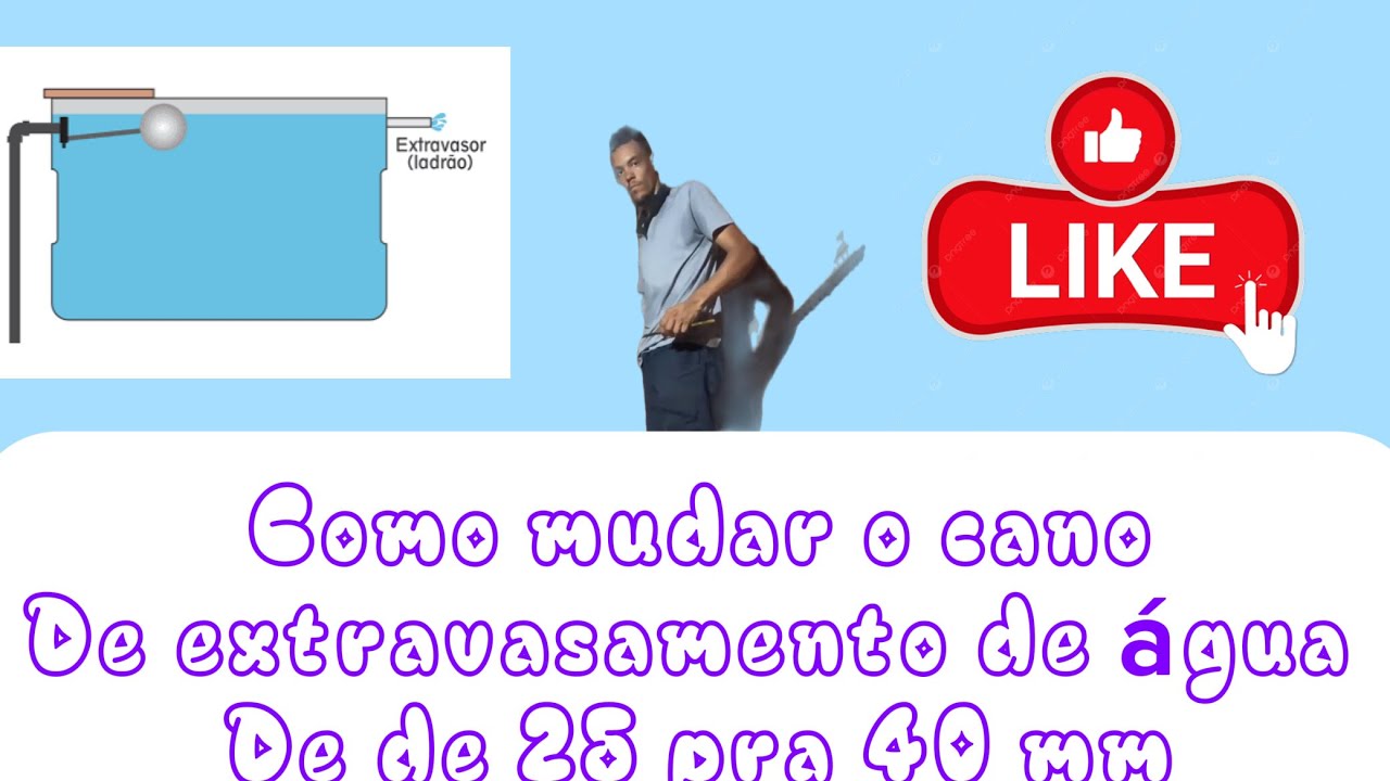 Veja como instalar um tubo ￼ de extravasamento de água ￼