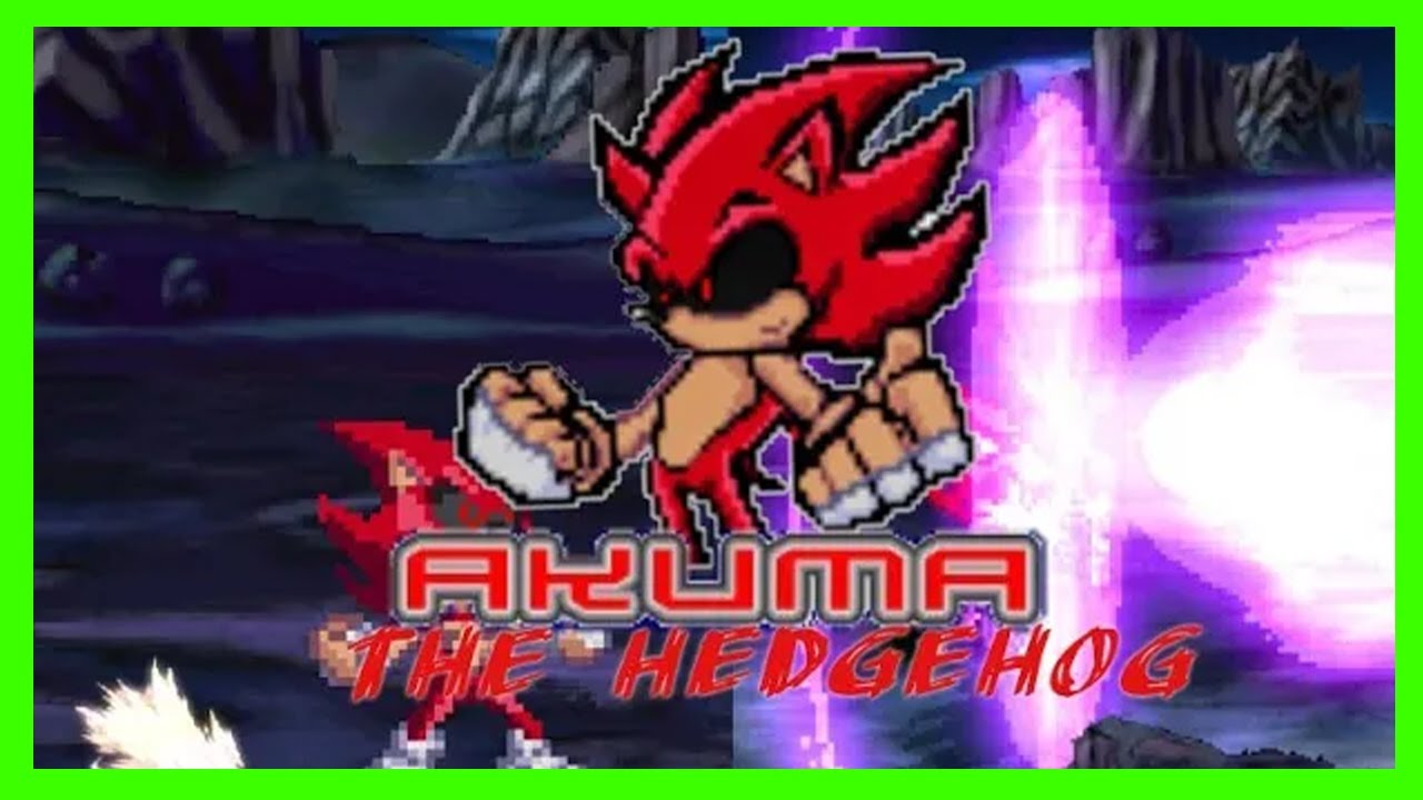 AKUMA THE HEDGEHOG MOD/EDIT (M.U.G.E.N. DOWNLOAD).