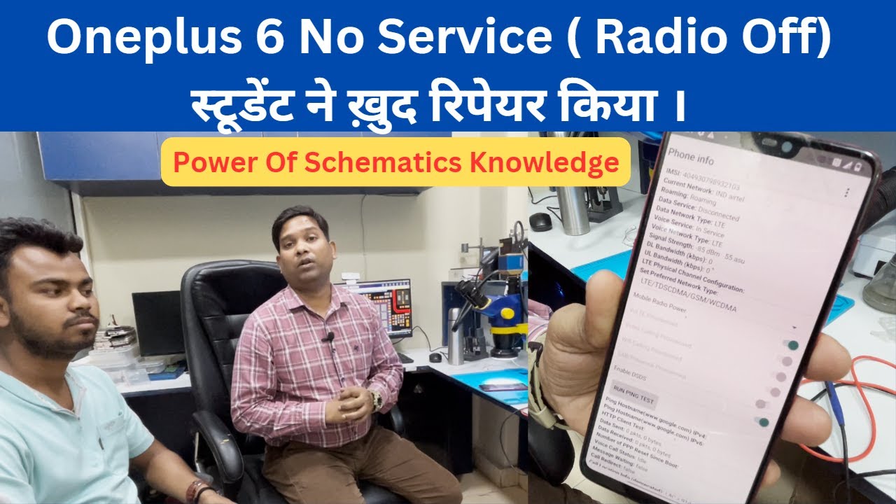 Oneplus 6 (No Service)Radio Off repaired by student.