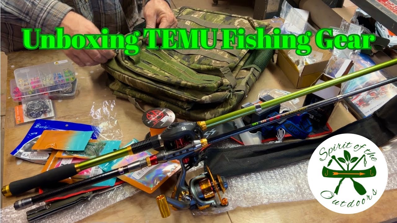Unboxing TEMU Fishing Gear