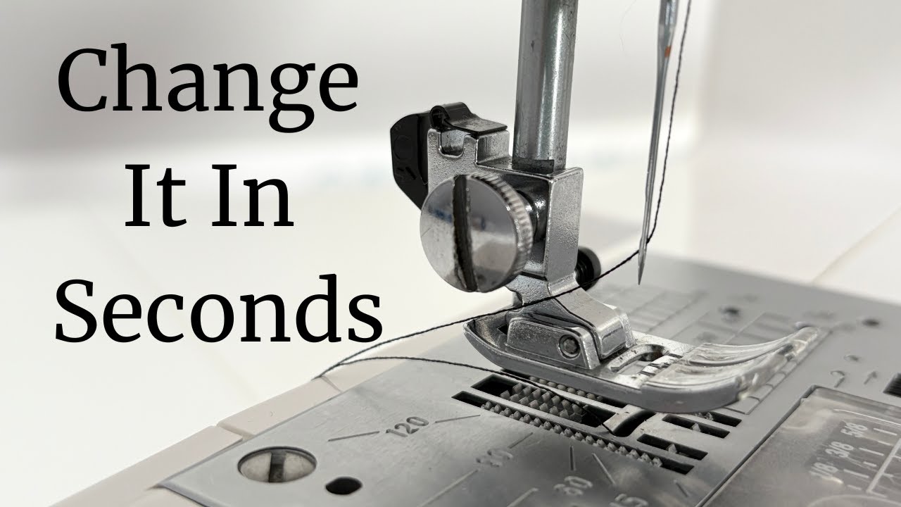 How to Change the Foot on Your Sewing Machine | Beginner Sewing Tutorial (+ Walking Foot) - Janome.