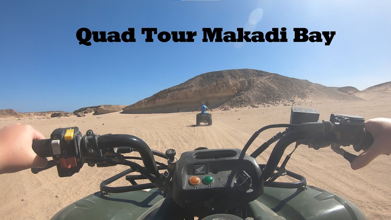 Quad Tour Makadi Bay (Hurghada) 4K - Wüste, Klippen, Strand