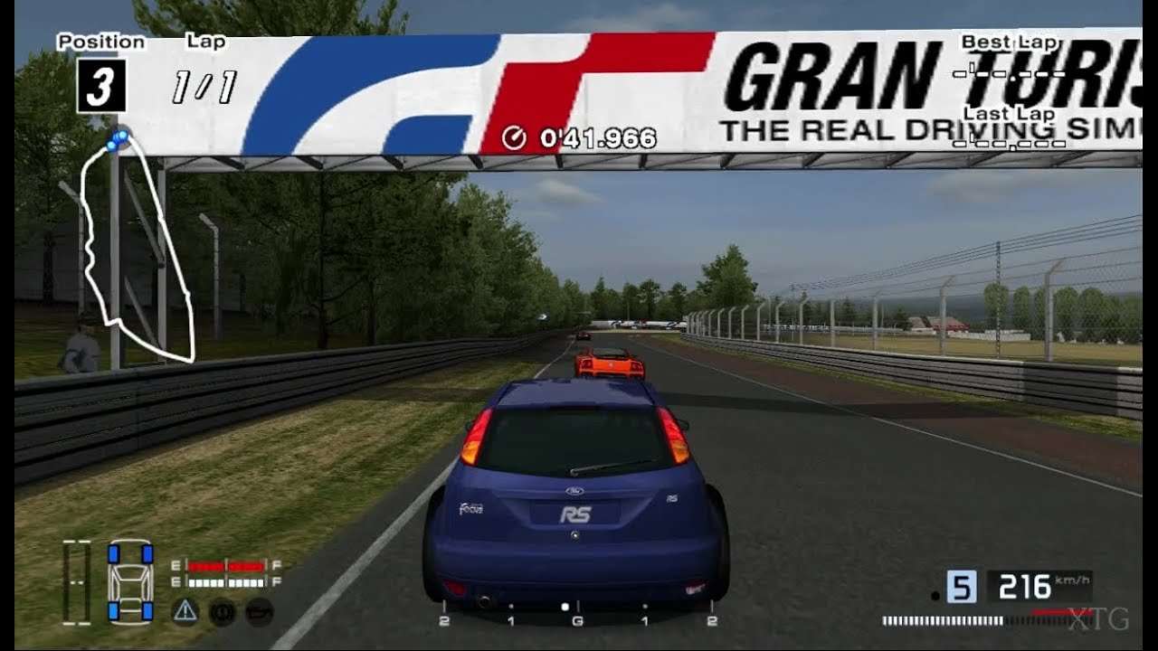 [#1055] Gran Turismo 4 - Ford Focus RS '02 Hybrid PS2 Gameplay HD