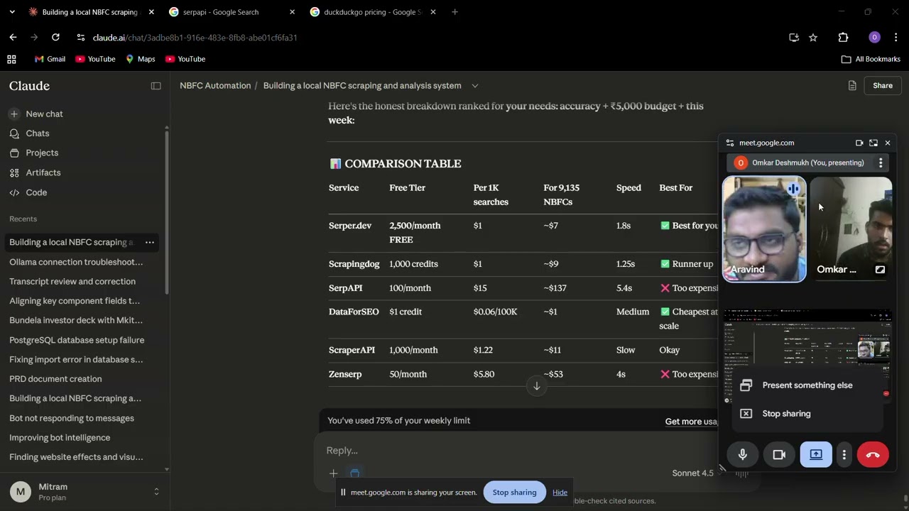 Meeting - Url issues - Transcript
