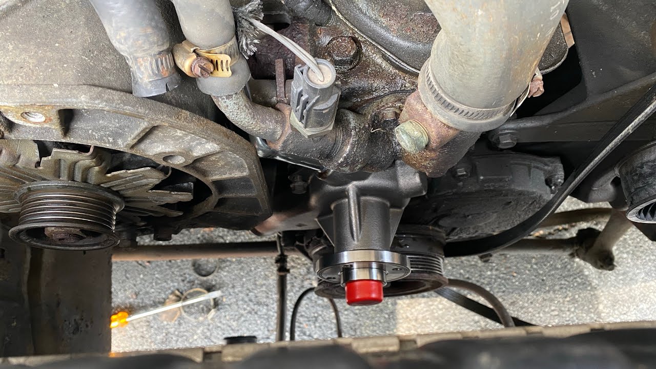 Water Pump Replacement Removal Install 1988 Ford E150 F150 Econ Straight Inline 4.9L 6 Cyl 300 CI