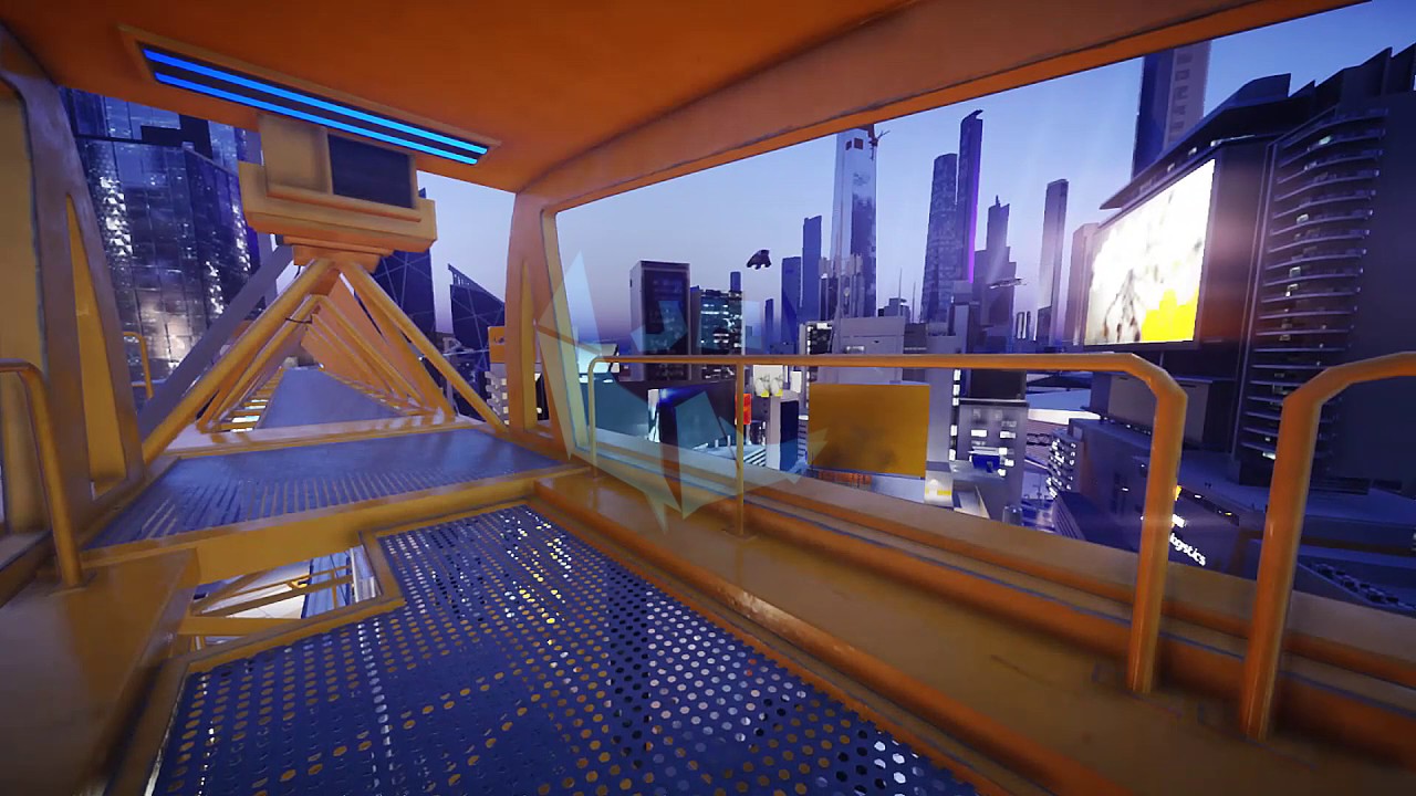 Mirror's Edge Catalyst [Time-lapse] Crane City View