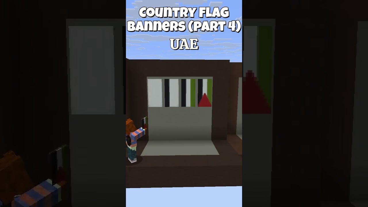 Country Flag Banners part 4 #minecraft #mctutorial #minecraftgameplay #gaming #minecraftgaming
