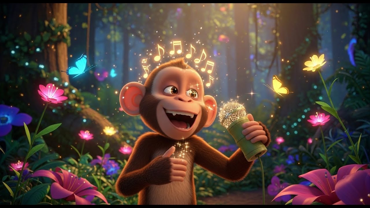 **Monkey Swing Jungle Fun 🐵🌴 | Fun Kids Rhyme for Toddlers & Babies**
