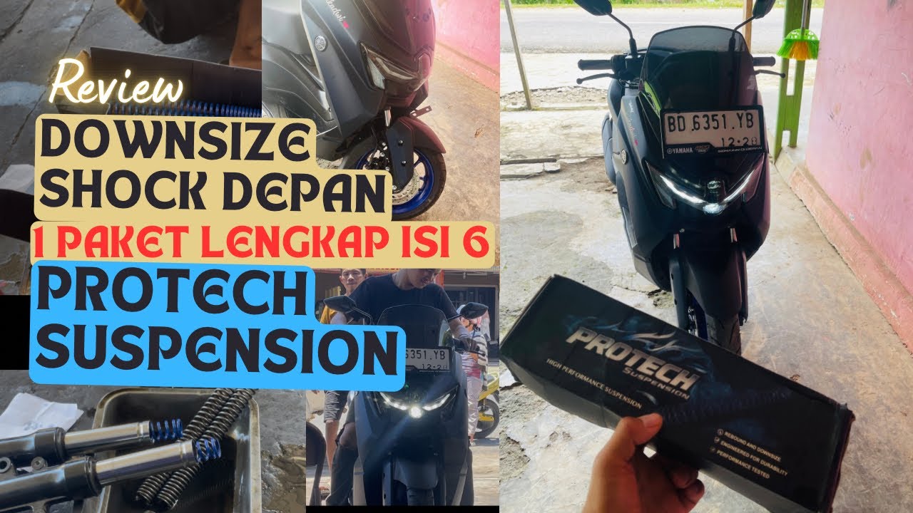 Review Per Downsize Protech Suspension Sok Depan Yamaha Nmax Neo/Turbo Aman anti jedug #downsize 