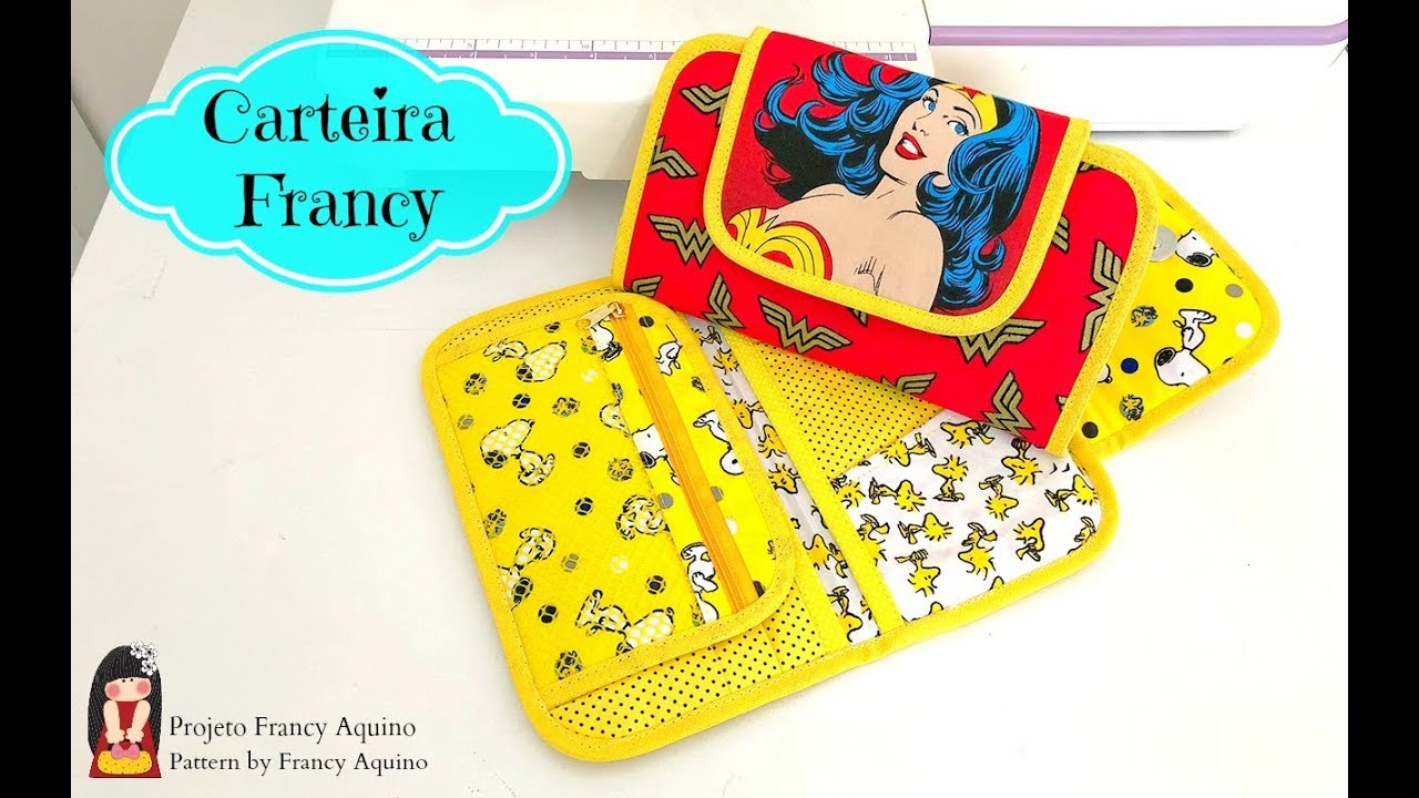 Carteira de tecido passo a passo