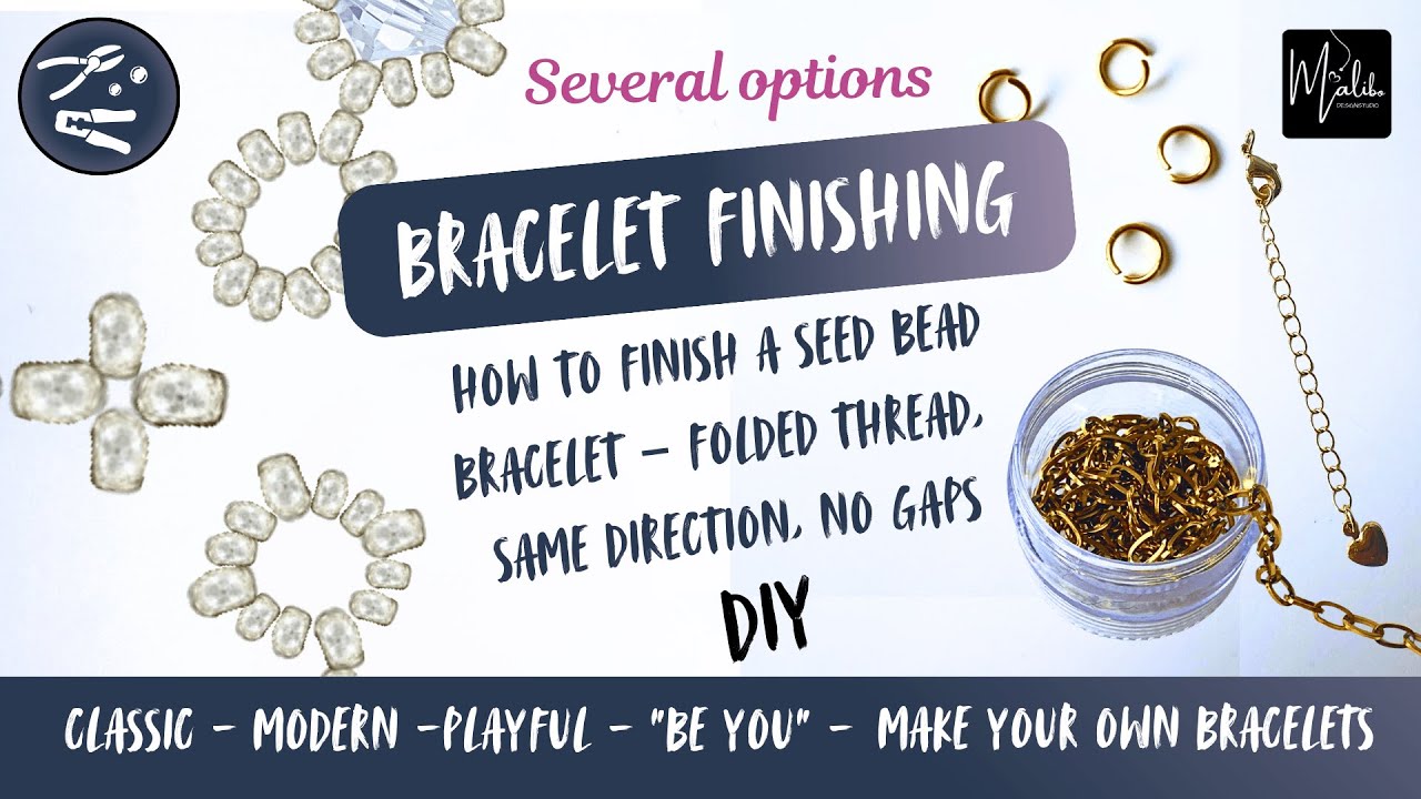 DIY | Bracelet Finishing Techniques ✨ | Simple DIY Methods – Several Options!