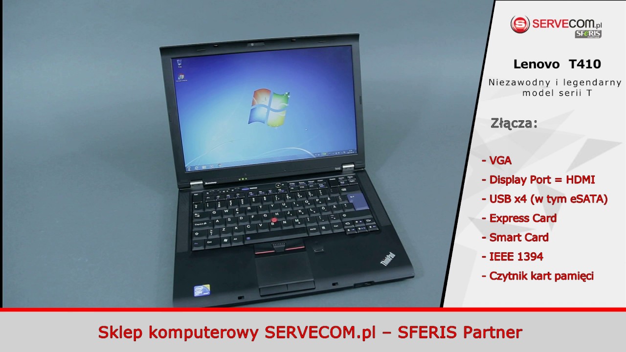 Prezentacja laptopa poleasingowego - Lenovo ThinkPad T410