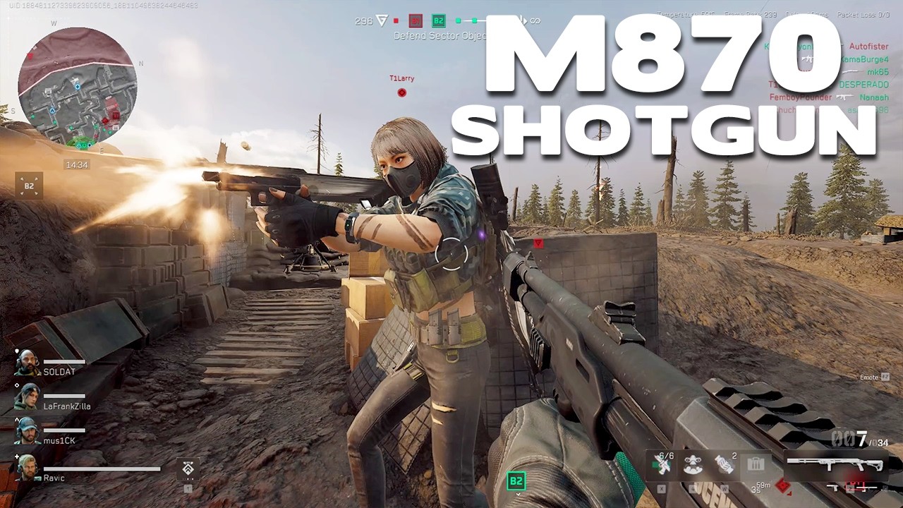 Delta Force Shotgun + New Map Trench Lines