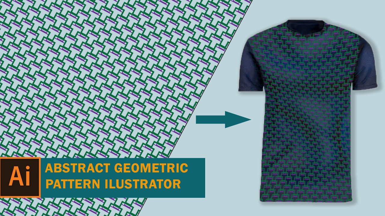 How to Create Seamless Pattern in Grid in Adobe Illustrator | Geometric Pattern | Repeating Pattern