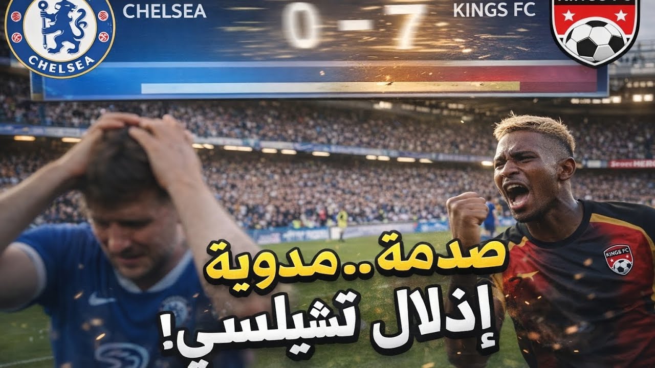 صدمة ..مدوية اذلال تشيلسي بنتيجة 🔥🔥