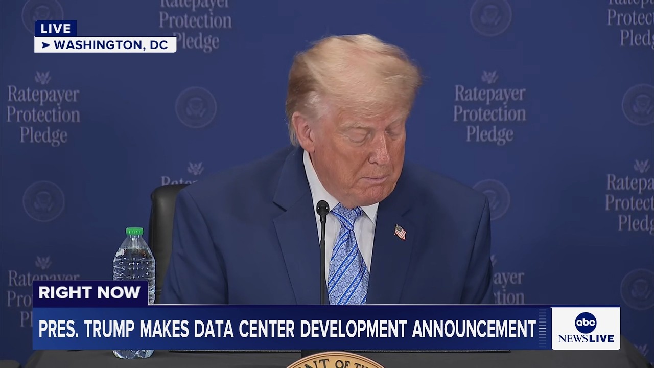 President Trump makes data center development announcement